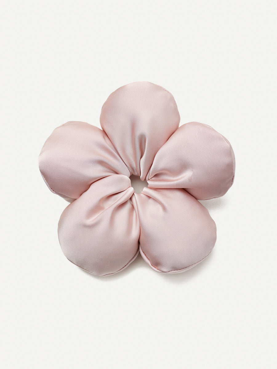 Cream Blossom Pink Scrunchie