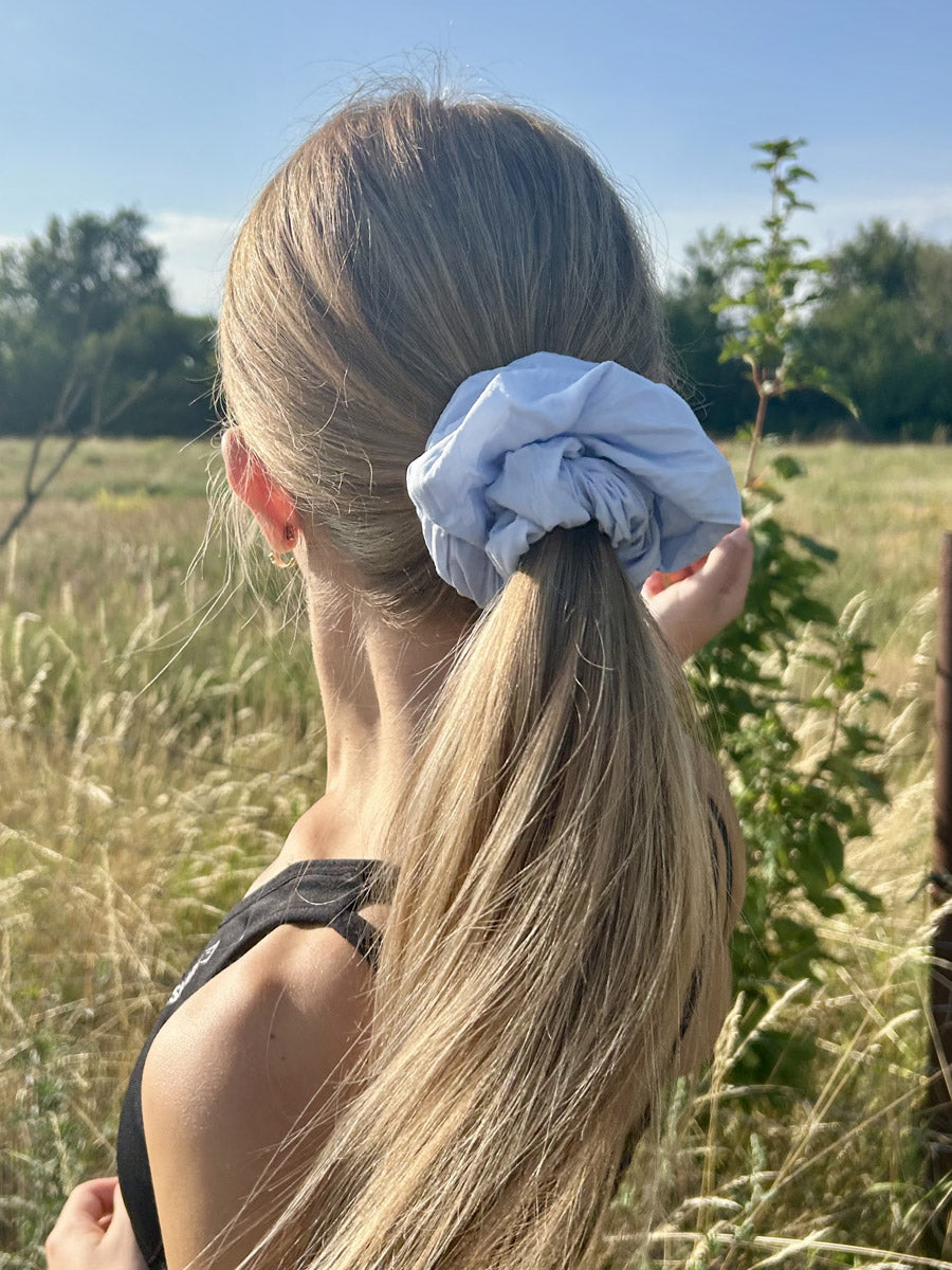 Light Flow Blue Scrunchie