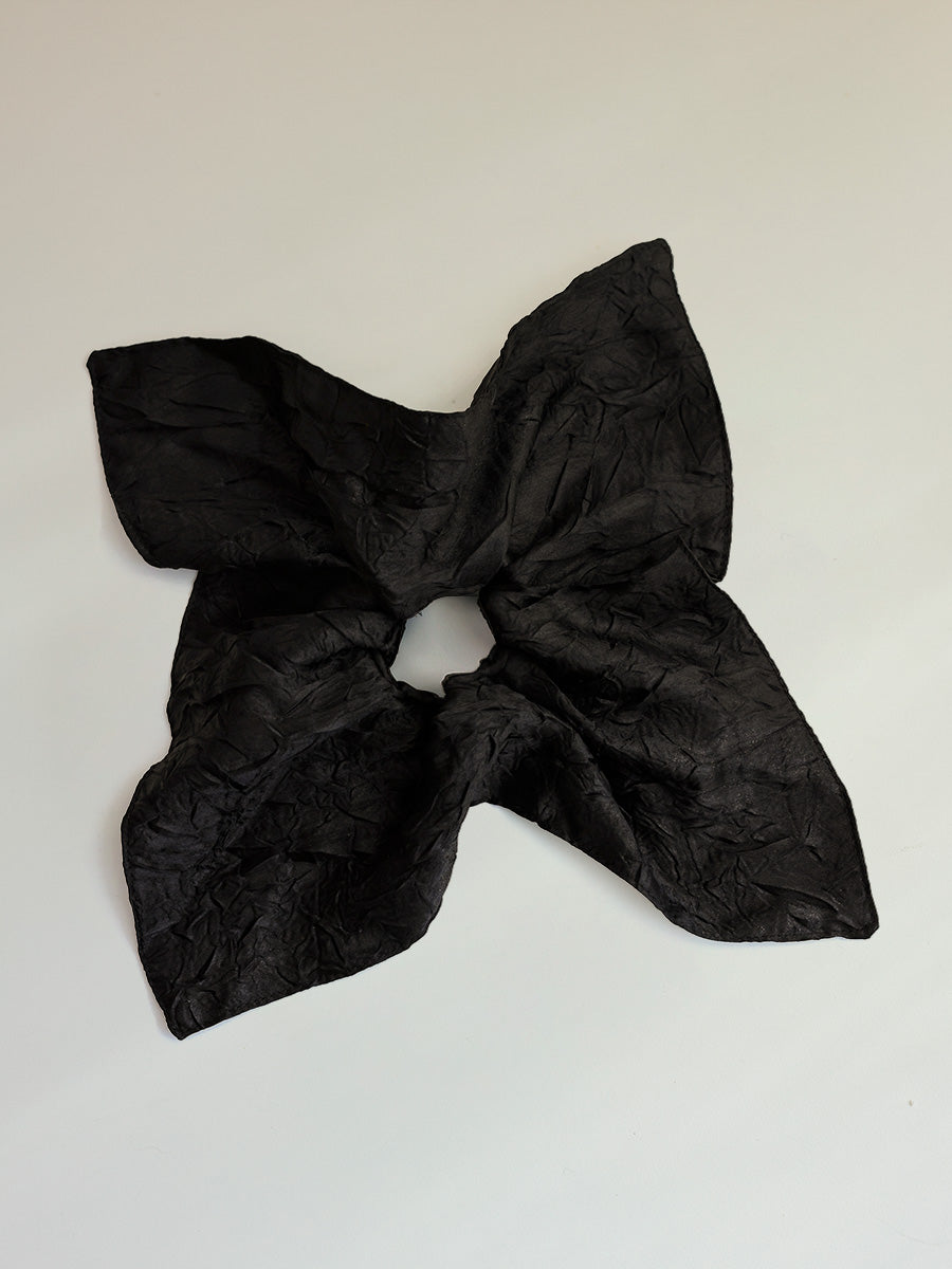 Soft Grace Black Scrunchie