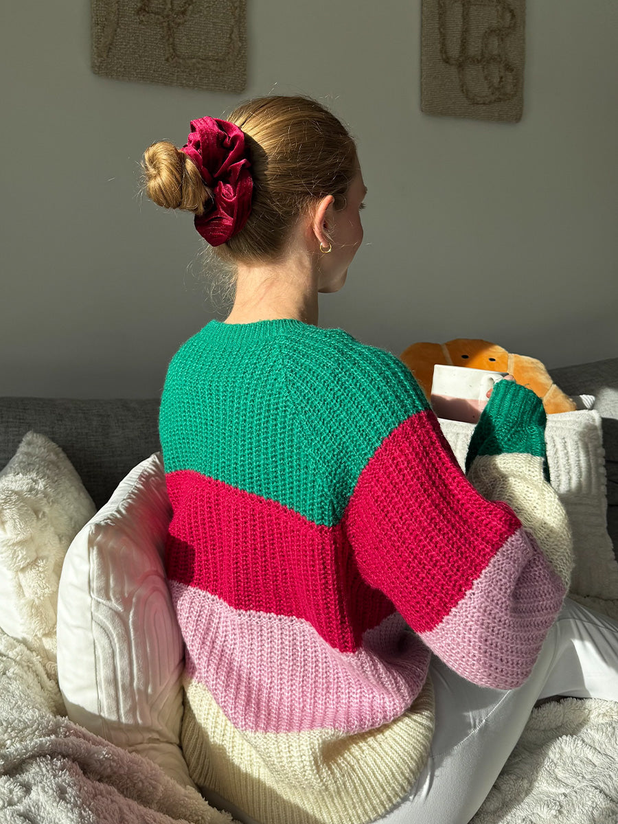 Luxe Velvet Red Scrunchie