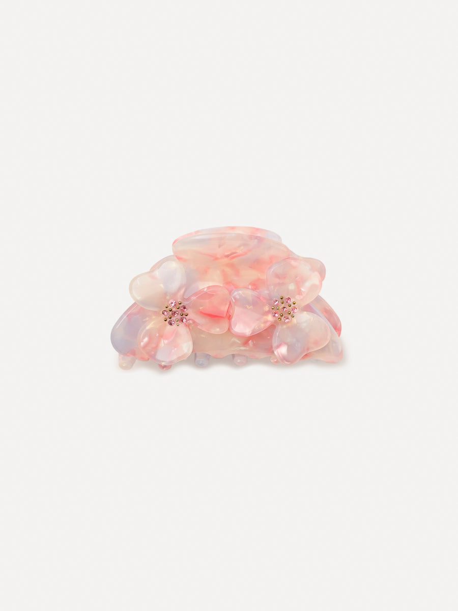 Floral Kiss Blue-pink Haarklammer