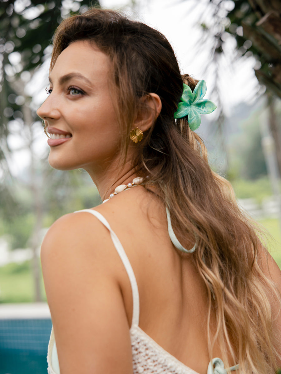 Pastel Petal Haarklammer