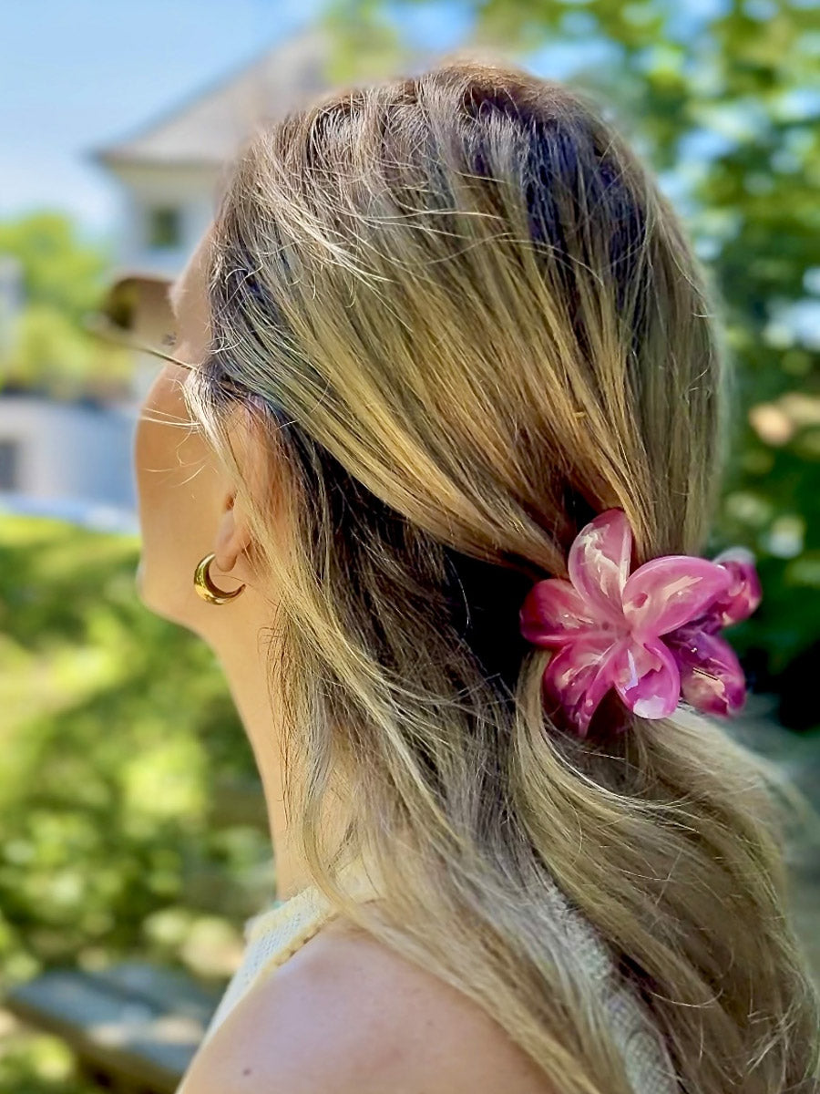 Pastel Petal Pink Haarklammer