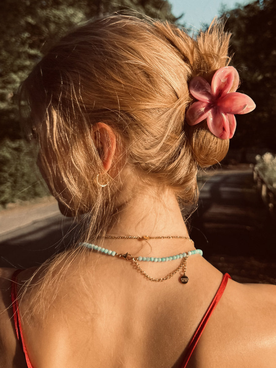 Pastel Petal Pink Haarklammer