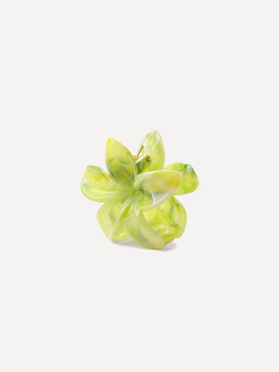 Pastel Petal Light Green Hair Clip