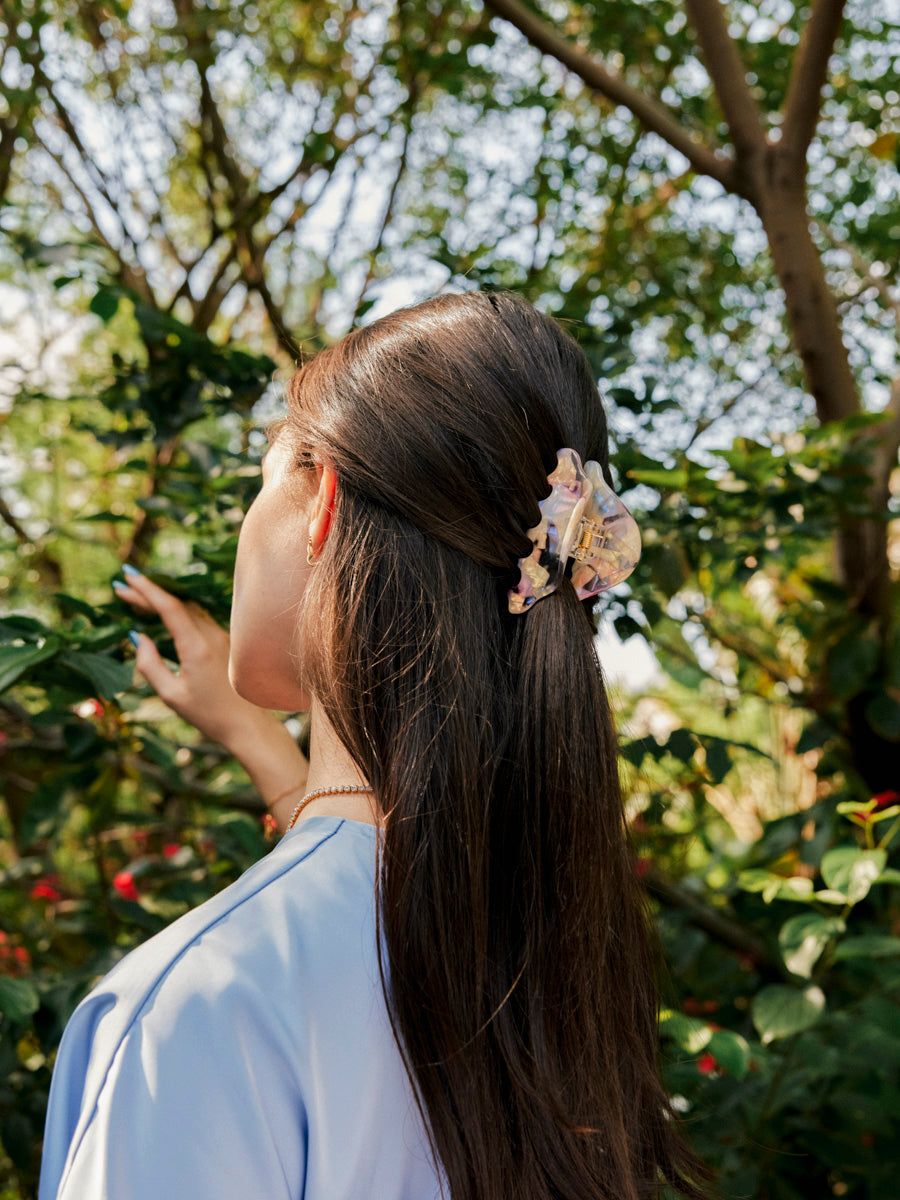 Classic Charm Purple-pink Haarklammer