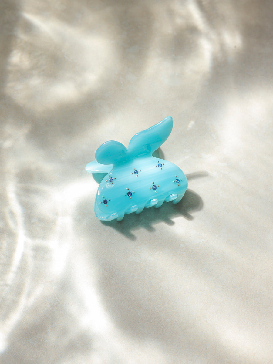 Gleam Butterfly Light Blue Hair Clip