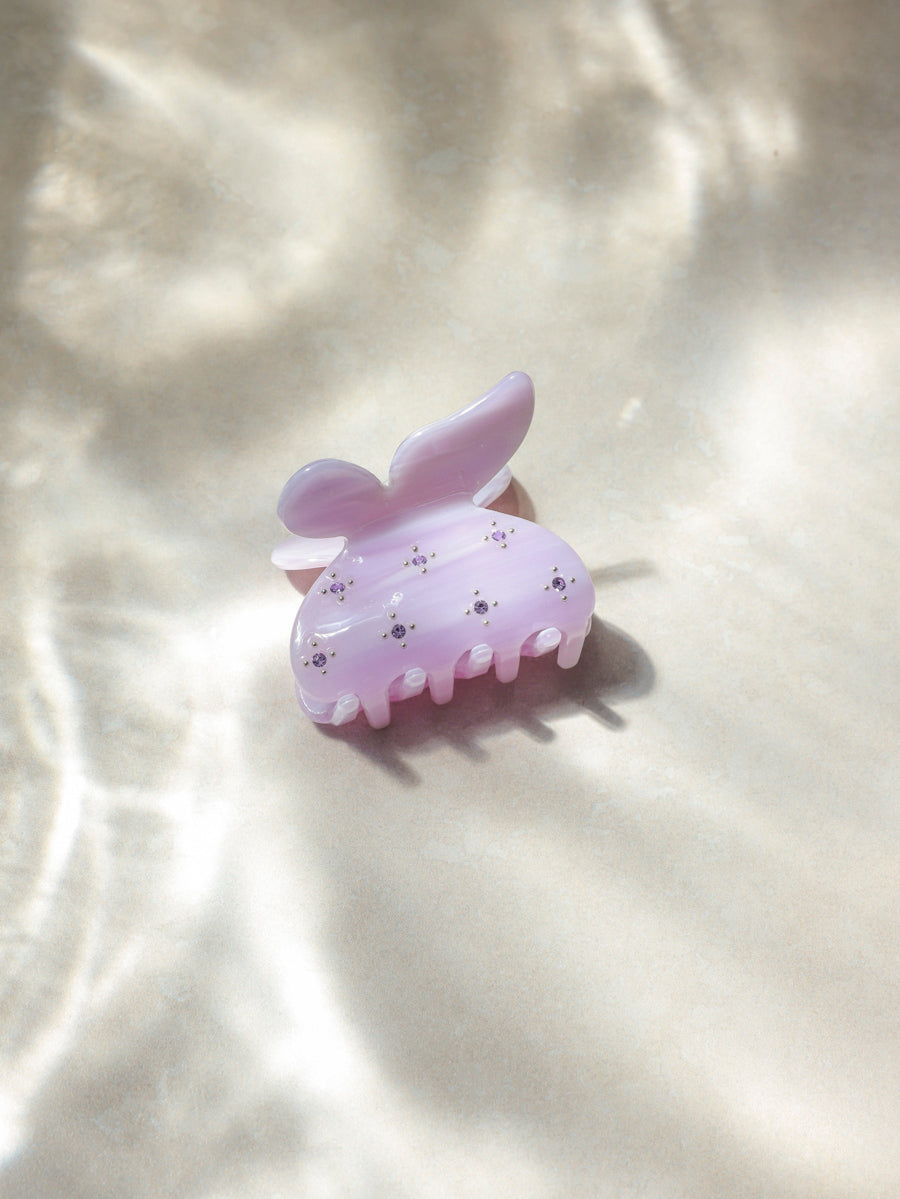 Gleam Butterfly Light Purple Hair Clip