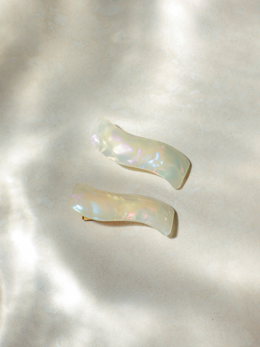 Simple Wave Multicolor Set Hairpin