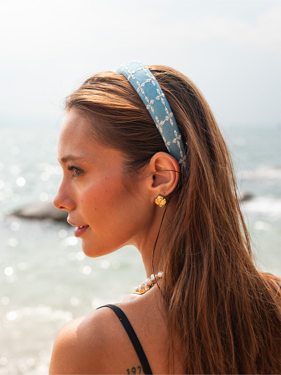 Kiss Denim Haarreif Blue