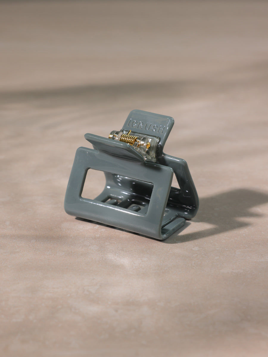 Classic Frame Haarklammer Grey-green