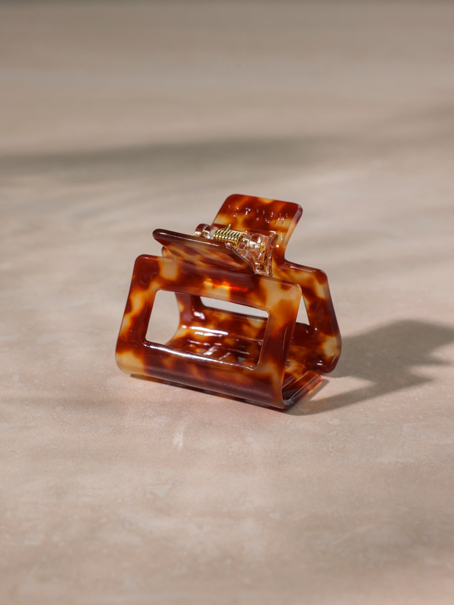 Classic Frame Haarklammer Brown