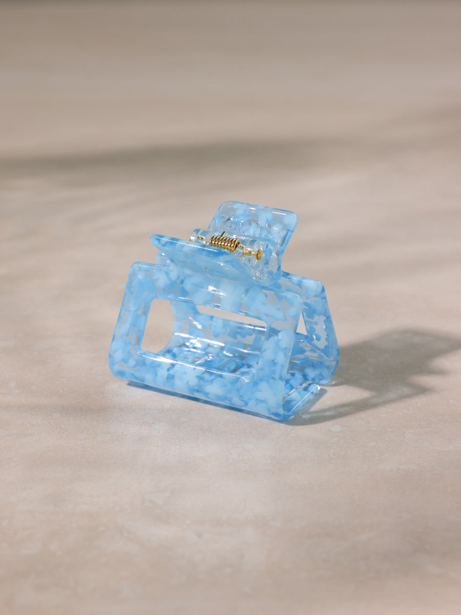 Classic Frame Haarklammer Blue Floral