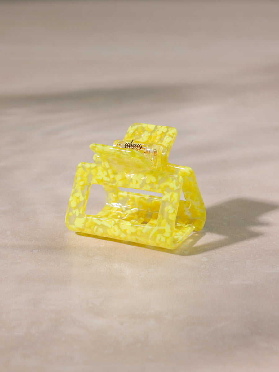 Classic Frame Haarklammer Yellow Floral