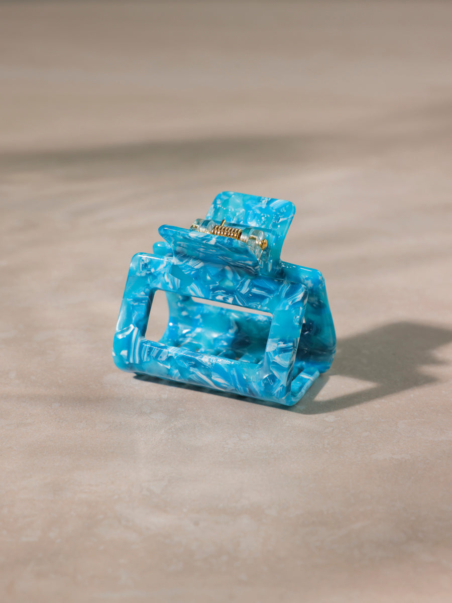 Classic Frame Haarklammer Ocean Blue