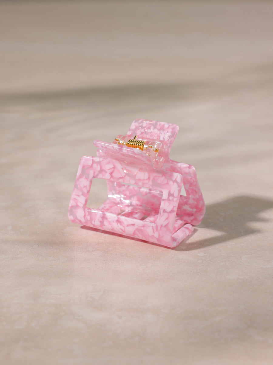 Classic Frame Haarklammer Pink Floral