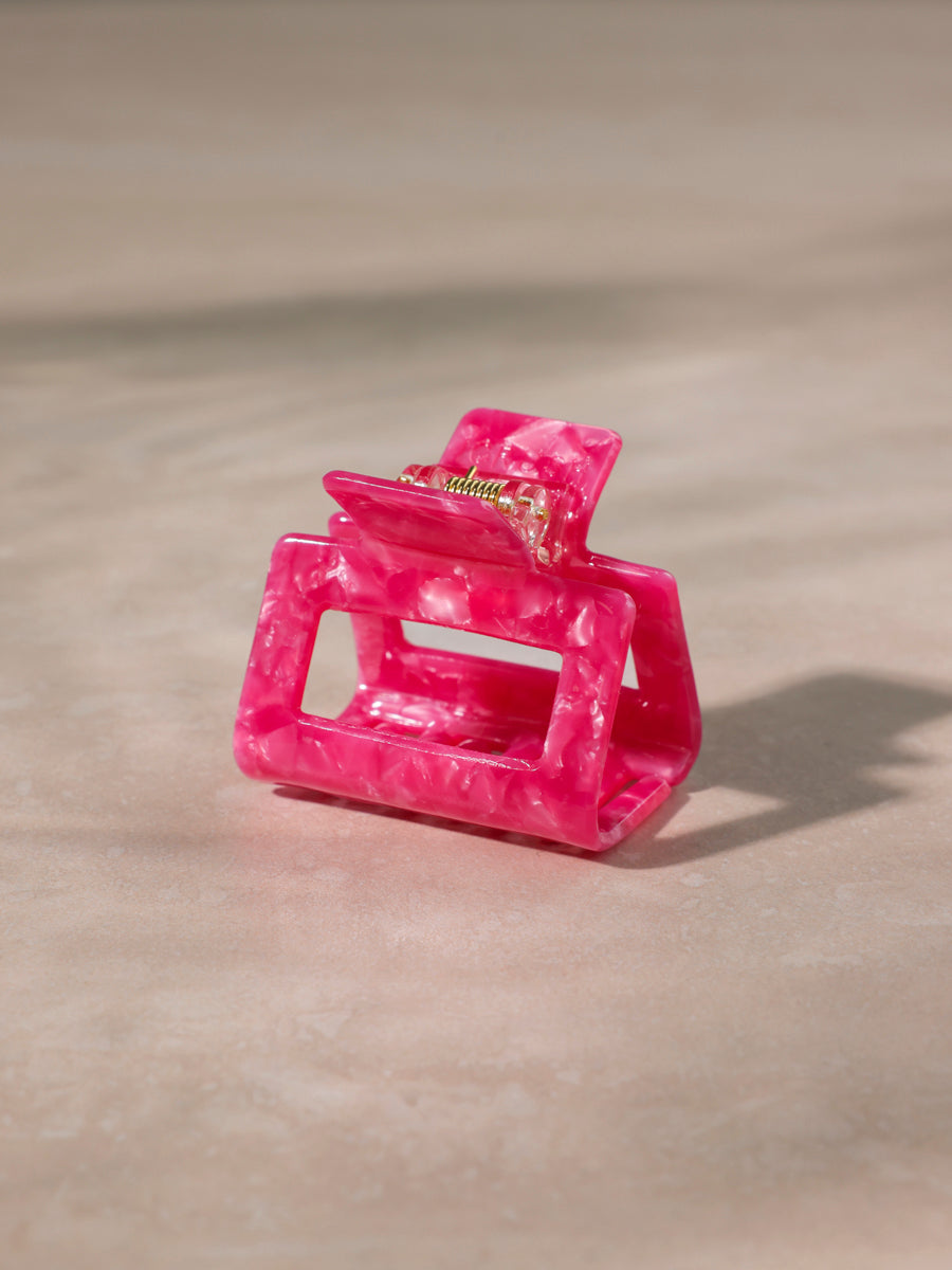 Classic Frame Haarklammer Berry Pink