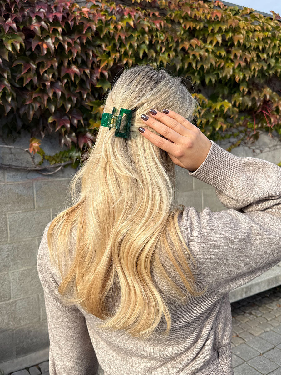 Classic Frame Haarklammer Dark Green