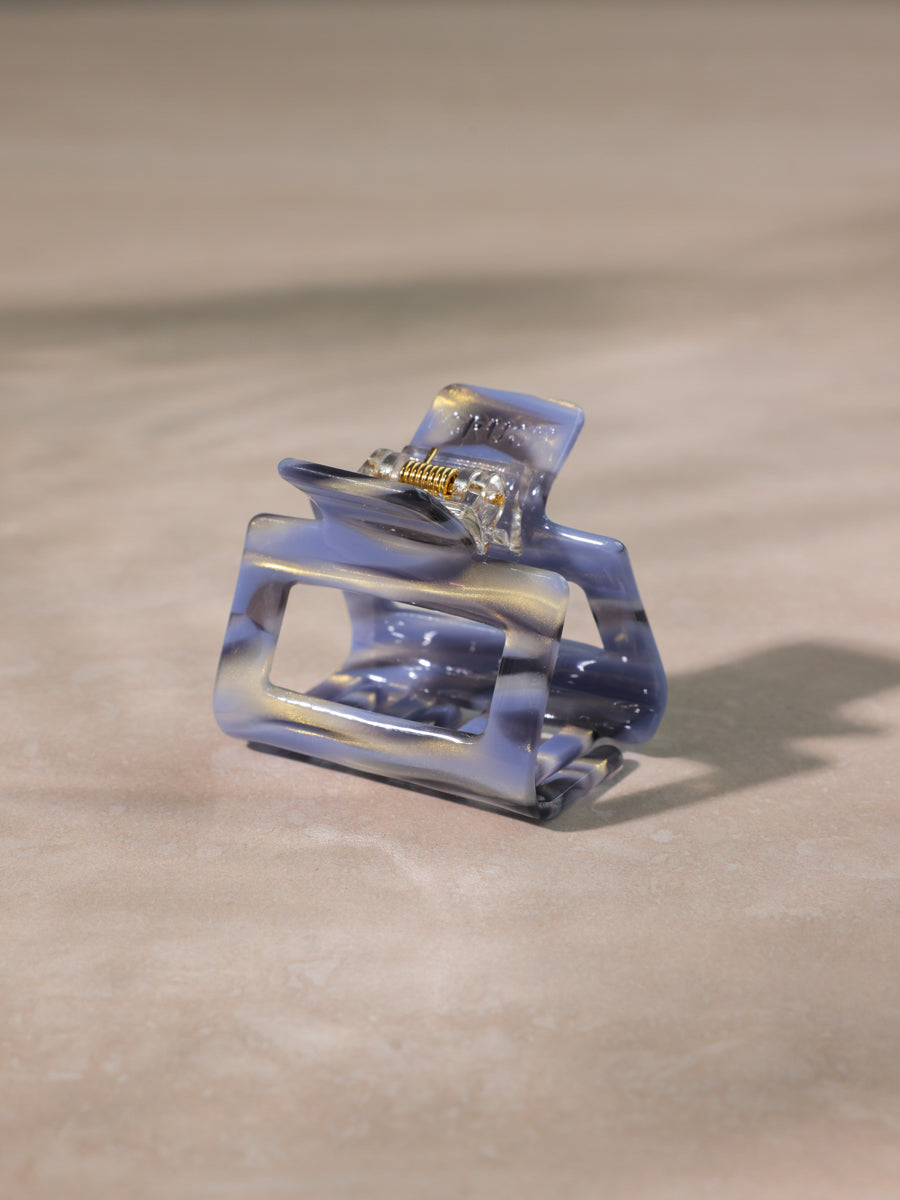 Classic Frame Haarklammer Grey-purple