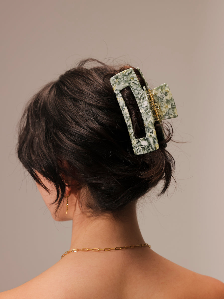 Elegant Ease Haarklammer Matcha Green