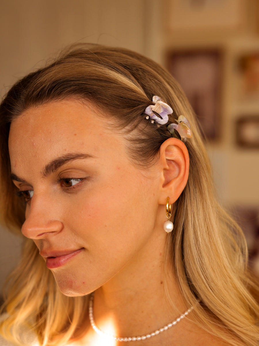 Vibrant Set Mini-Haarklammer Light Purple