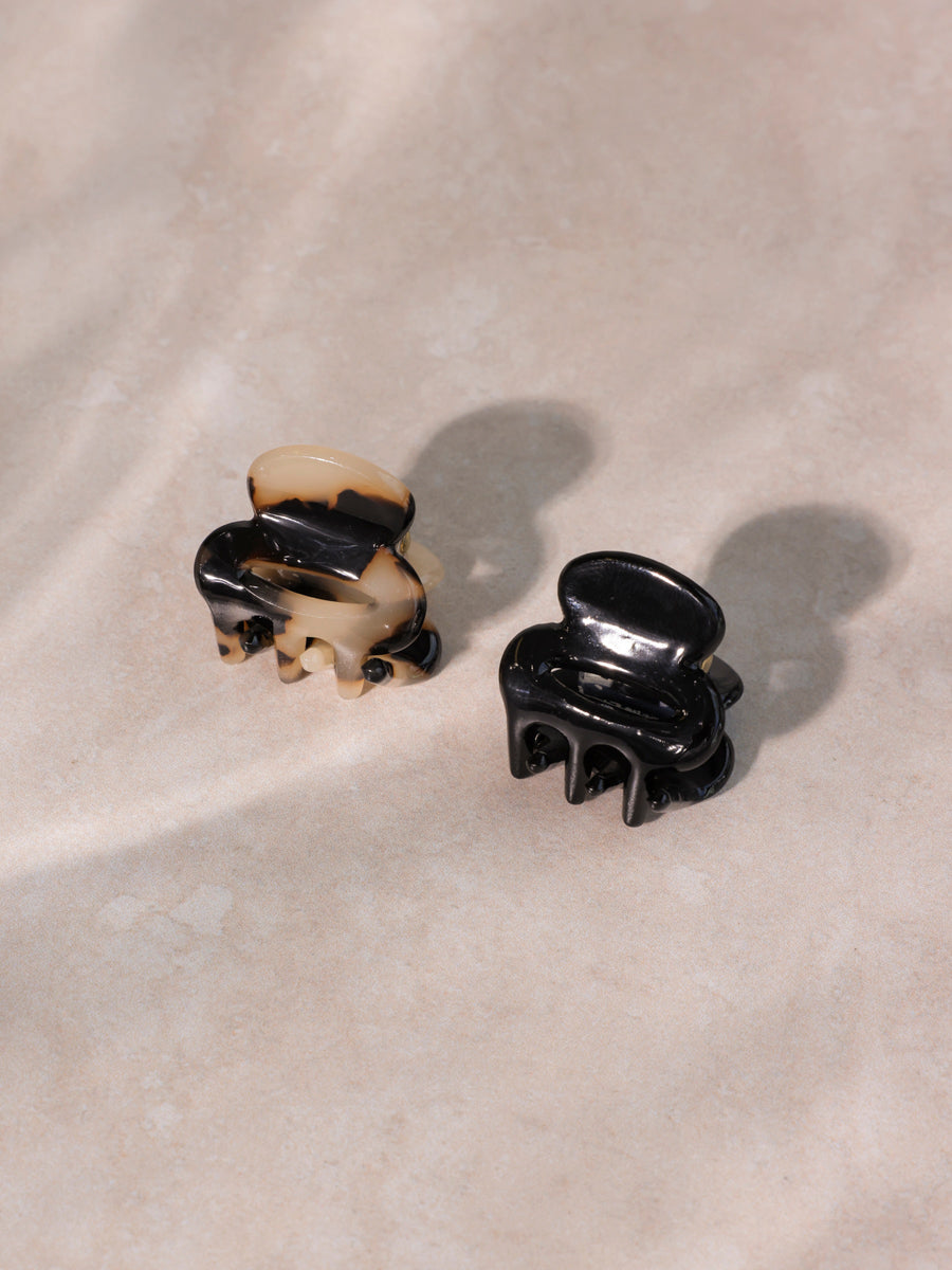 Vibrant Set Mini-Haarklammer Midnight