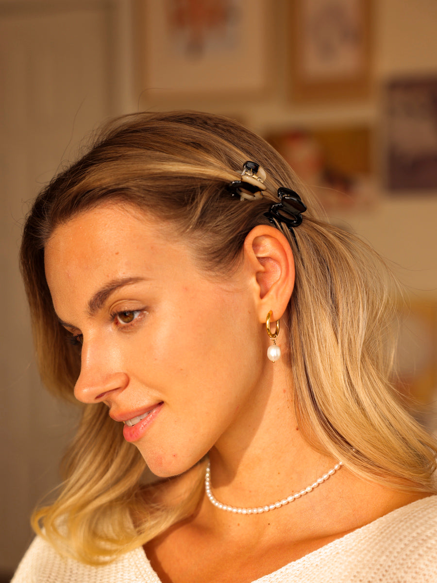 Vibrant Set Mini-Haarklammer Midnight