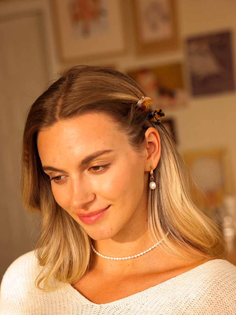 Vibrant Set Mini-Haarklammer Amber