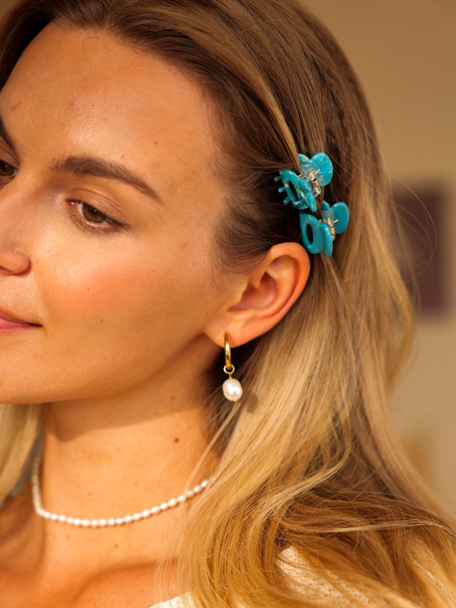 Vibrant Set Mini-Haarklammer Summer Blue