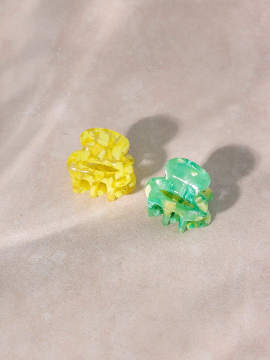 Vibrant Set Mini-Haarklammer Lemon Tree