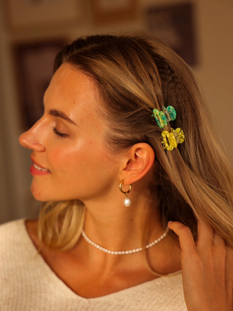 Vibrant Set Mini-Haarklammer Lemon Tree