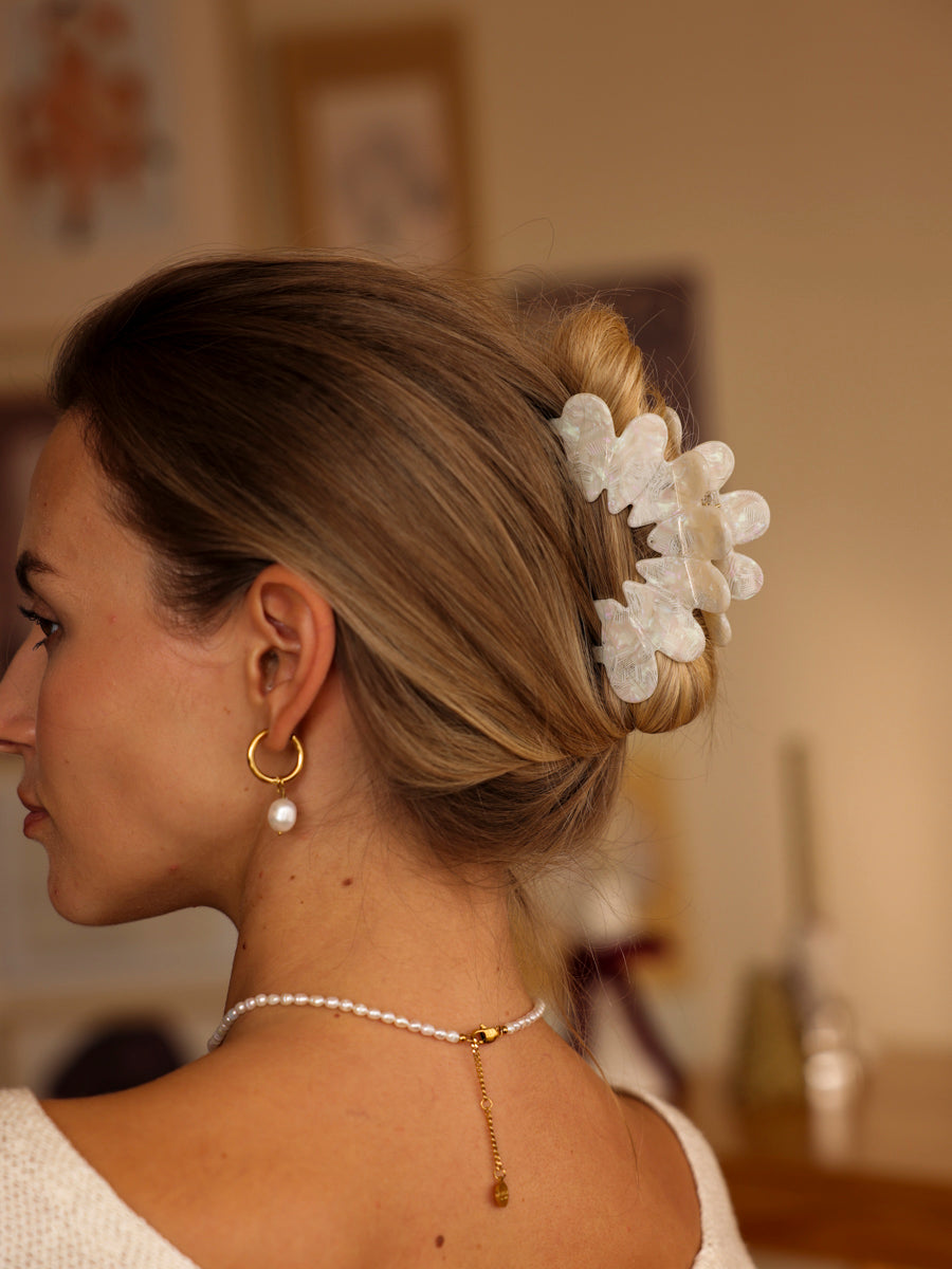 Gentle Flight Haarklammer White