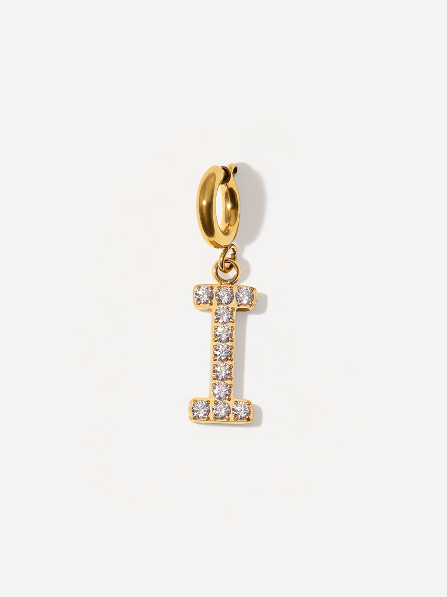 Brilliant Letter Ketten-Charm - I