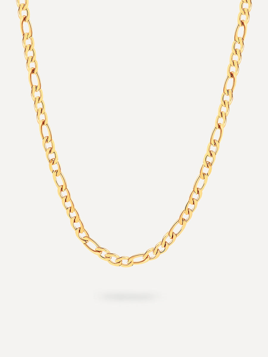 Figaro Steel Kette - Silber
