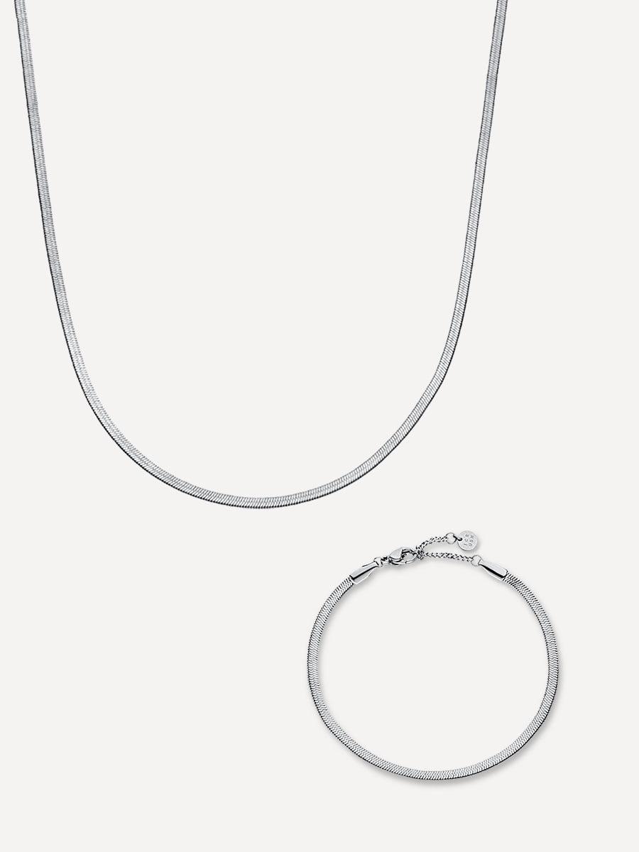 Sleek Set Silber