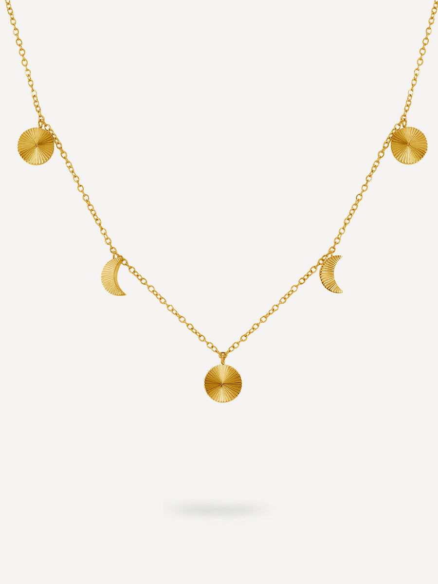 MOON CYCLE KETTE GOLD