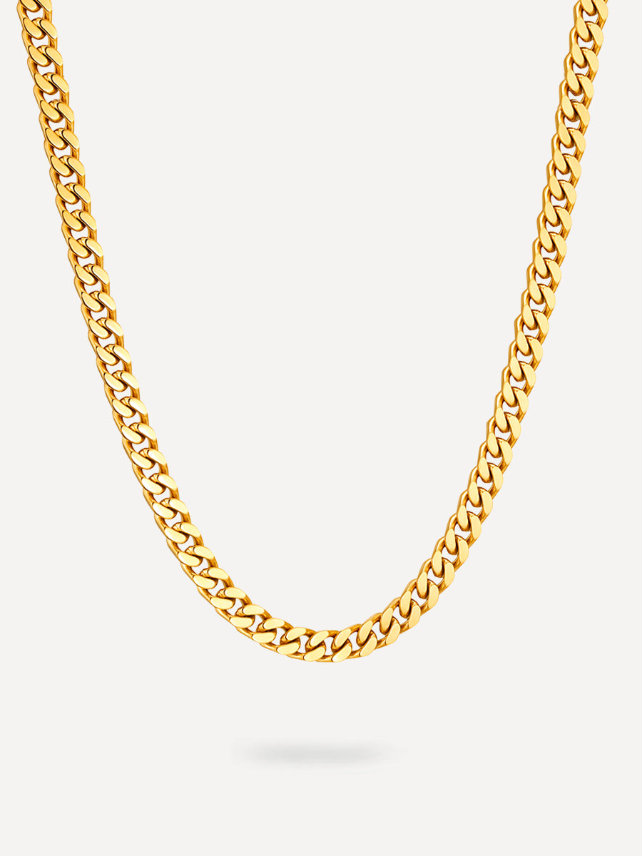 CHUNKY EXTENDED KETTE GOLD