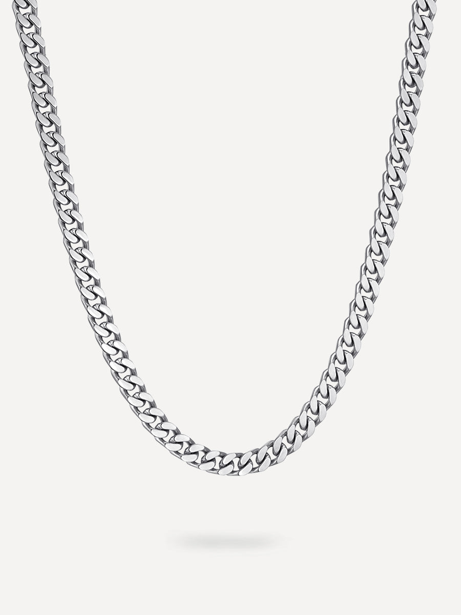 CHUNKY EXTENDED KETTE SILBER