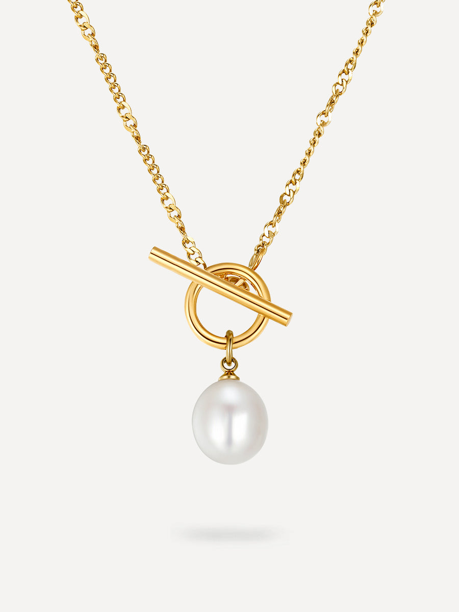 Lustrous Pearls Kette Gold