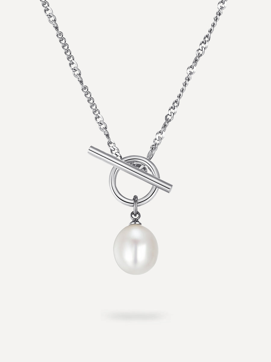 Lustrous Pearls Kette Silber
