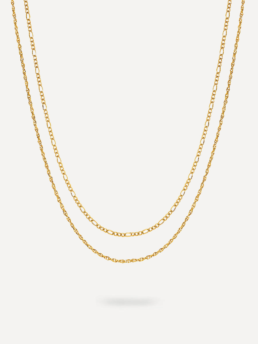 Never-go-wrong Kette Gold