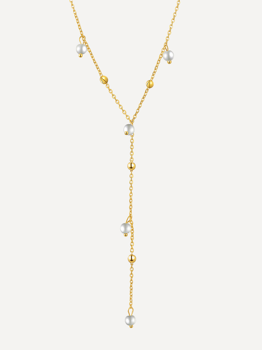 Pearl Station Kette Gold