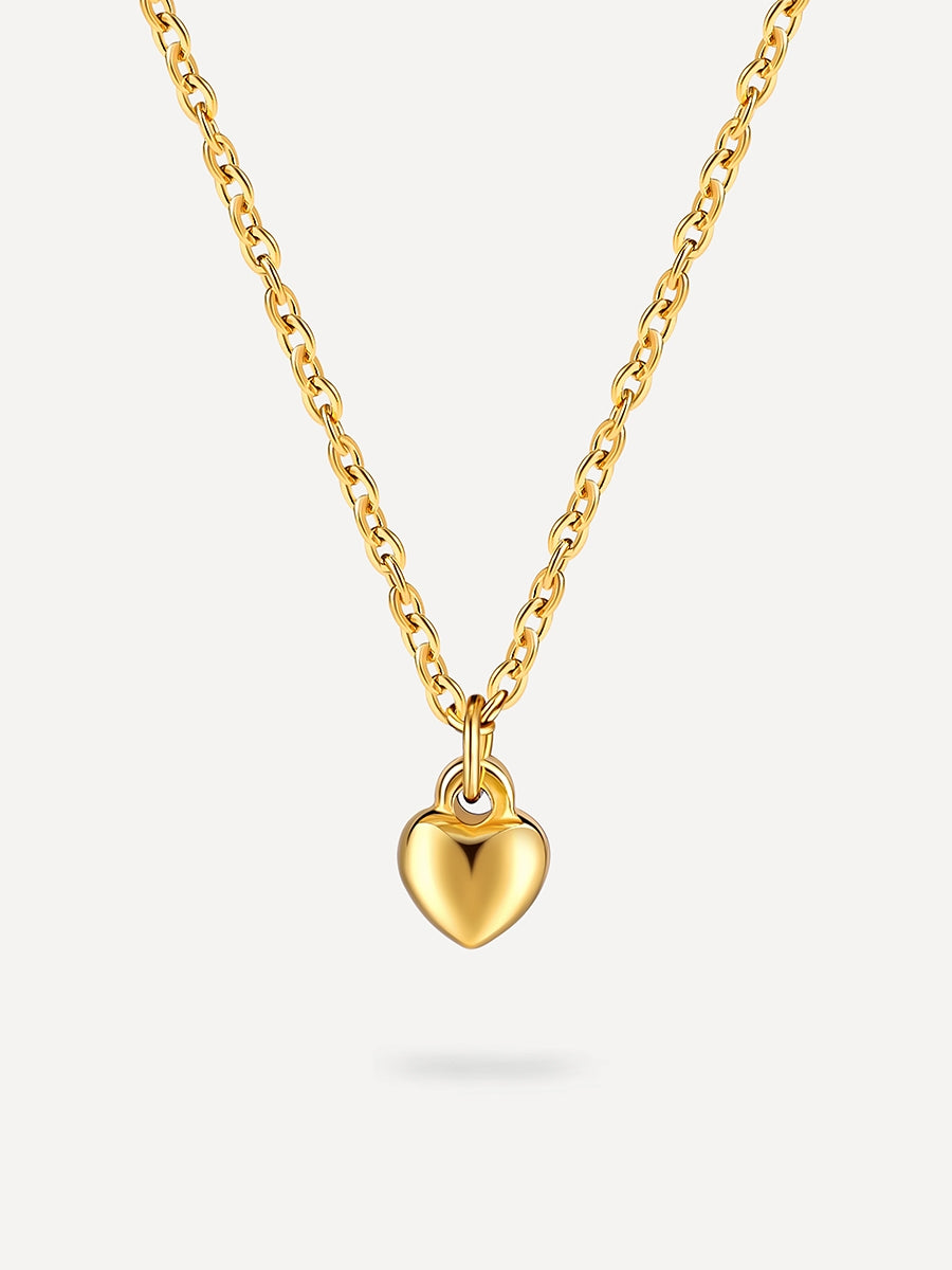 Bold heart Kette Gold