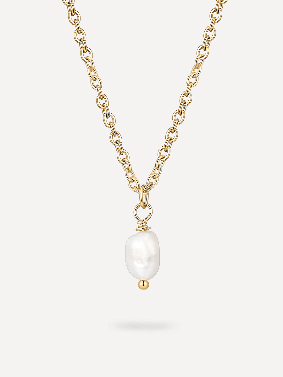 Simple Pearl Pendant Kette
