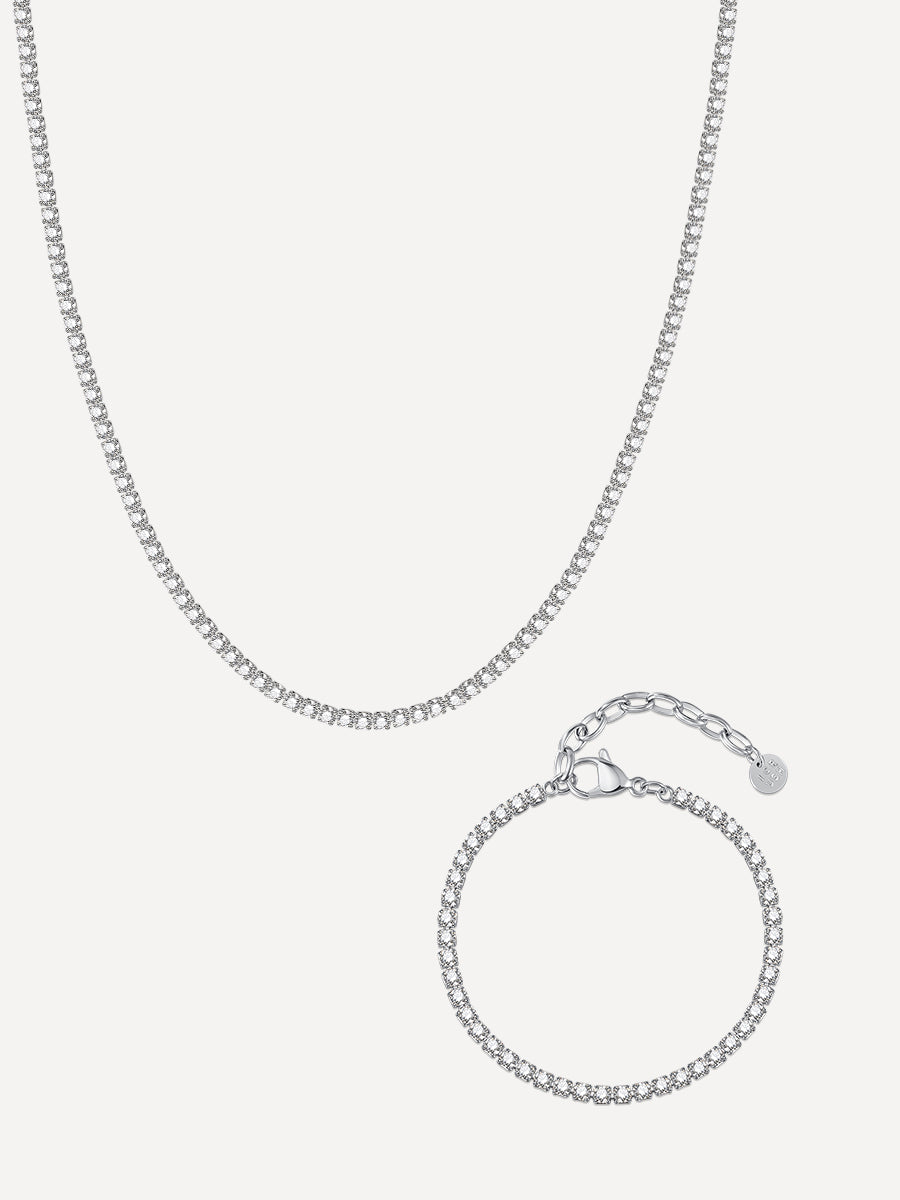 Full Shine Set Silber