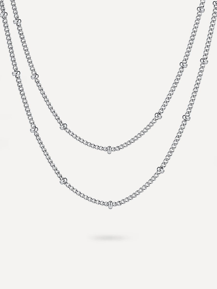 Double Gentleness Kette Silber