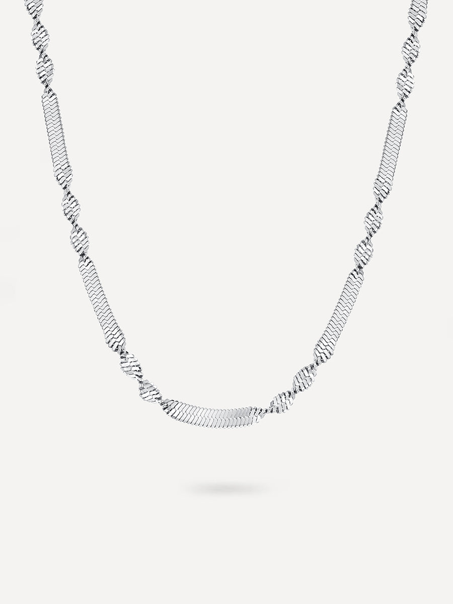 Full of twist Kette Silber