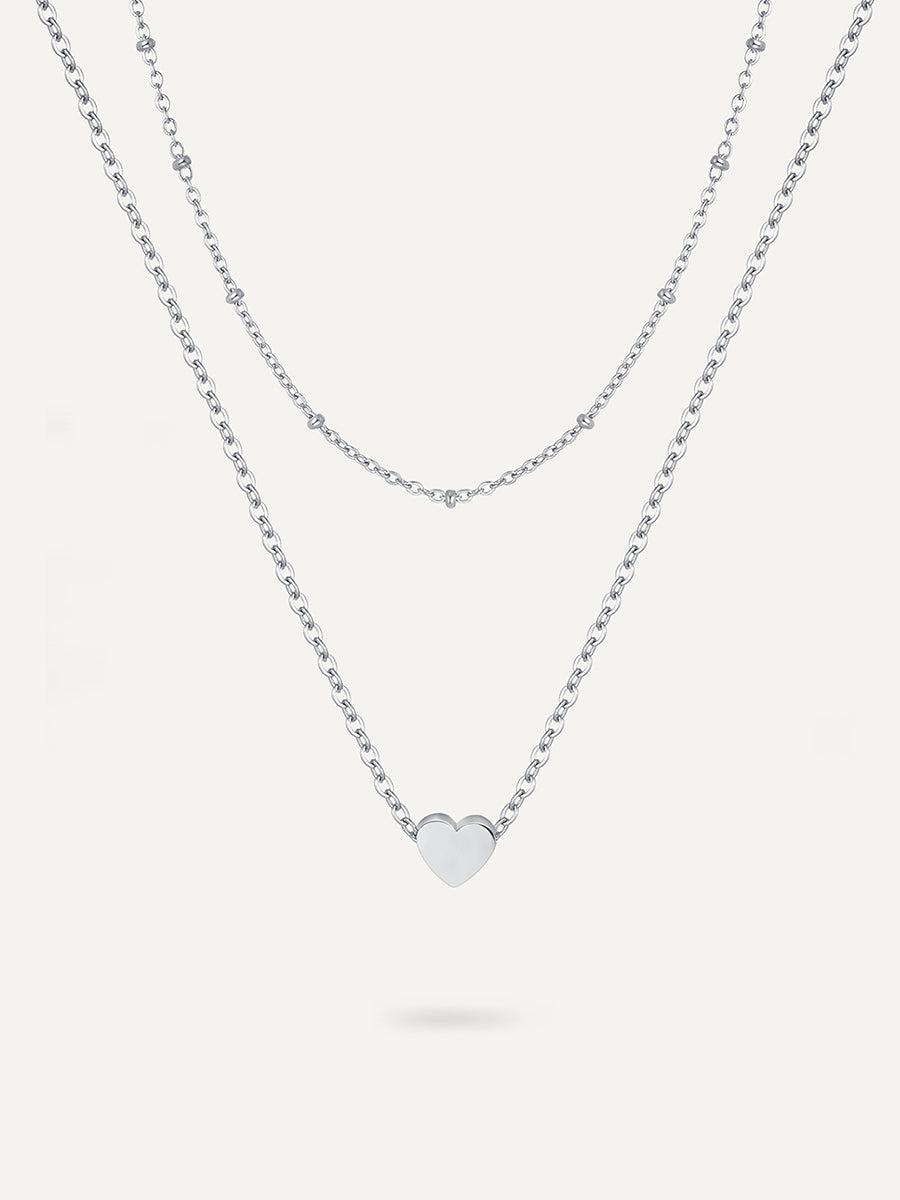 Heart Passion Kette Silber