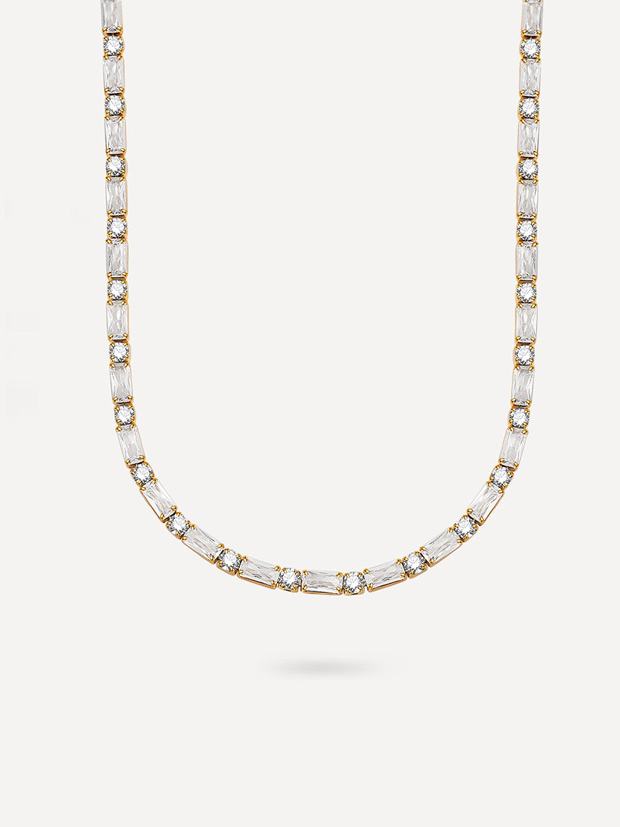 Square N Round Kette Gold