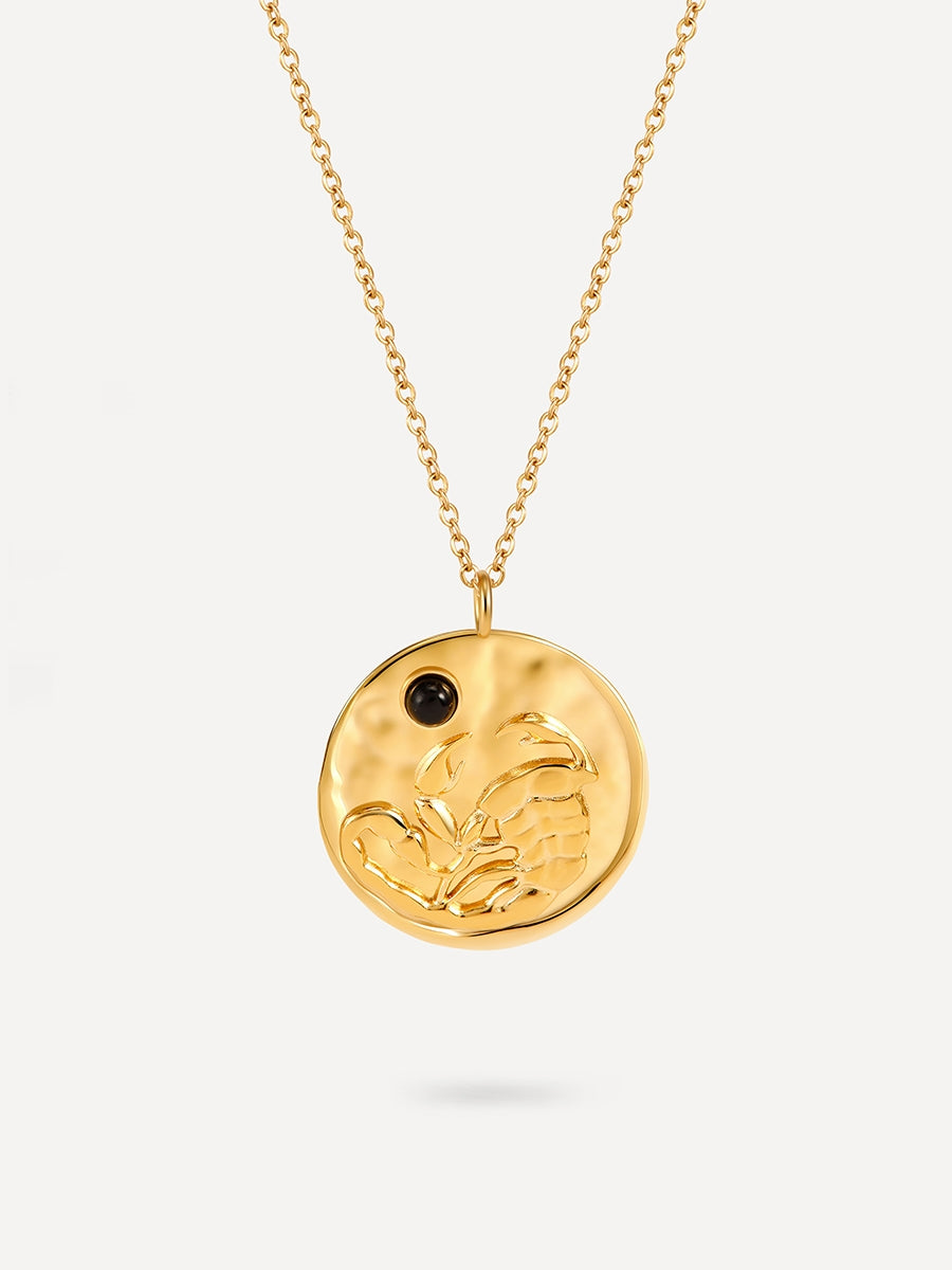 ZODIAC Kette Gold-SKORPION